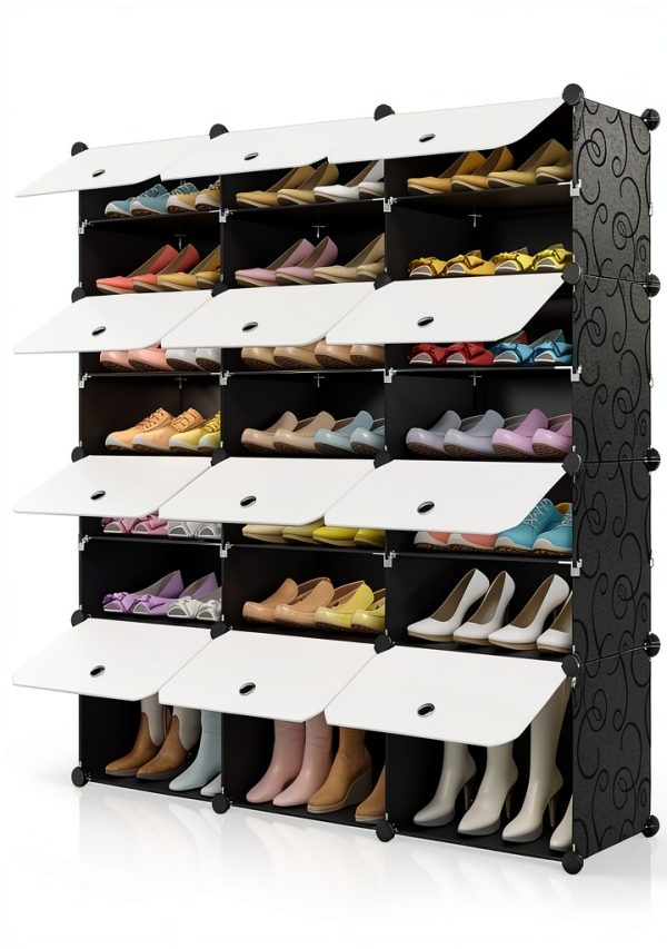 Modular Storage Cube ACHENZEMI Steel Transparent-3