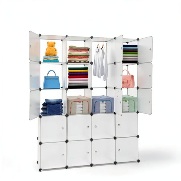 amopacorp Stackable Storage Cubes Office Product-7