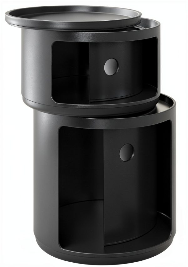 Modway Office Storage Cabinet Black Plastic-0