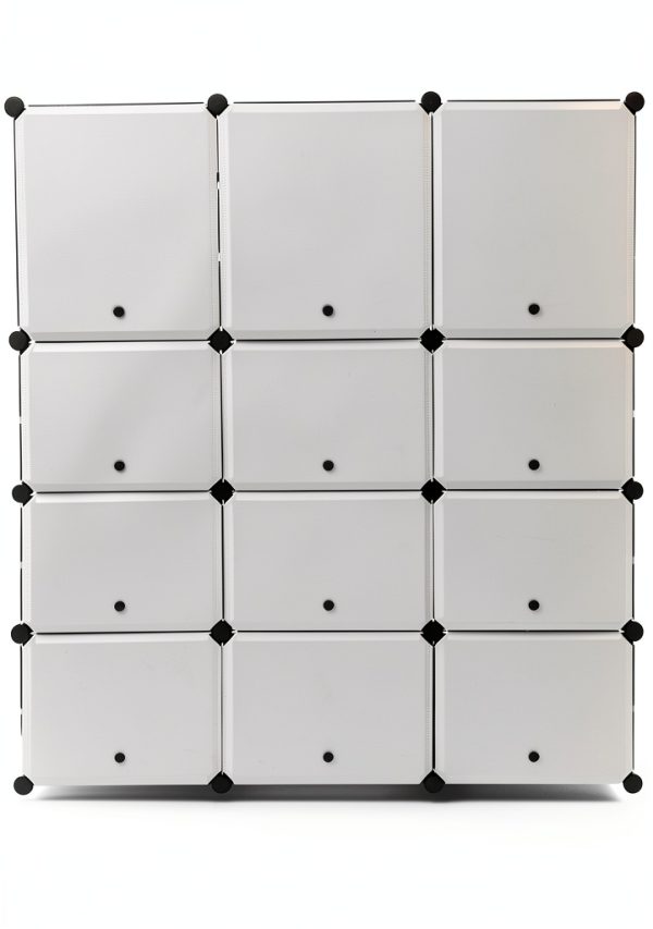 Modular Storage Cube ACHENZEMI Steel Transparent-1