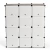 Modular Storage Cube ACHENZEMI Steel Transparent-2