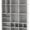 Cube Storage Organizer AWTATOS White Modular Shelf-0