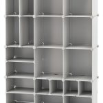 Cube Storage Organizer AWTATOS White Modular Shelf-0