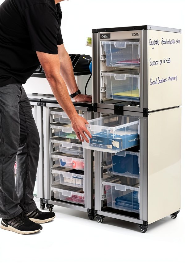 Luxor MBS Classroom Storage Bins Stackable-4