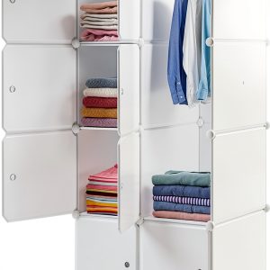 myoihomora 8 Cube Storage Organizer White-0