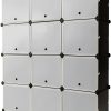 Modular Storage Cube ACHENZEMI Steel Transparent-0
