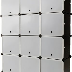 Modular Storage Cube ACHENZEMI Steel Transparent-0