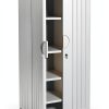 Iceberg Black Office Cabinet with Locking Doors-0