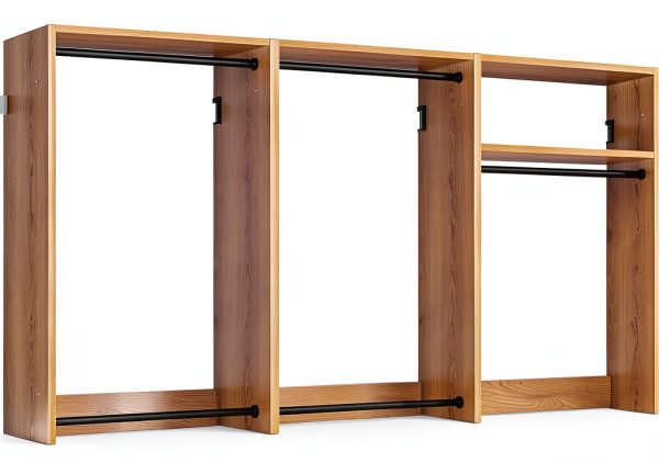 Walk-In Closet Prosper Modular Oak Storage-0