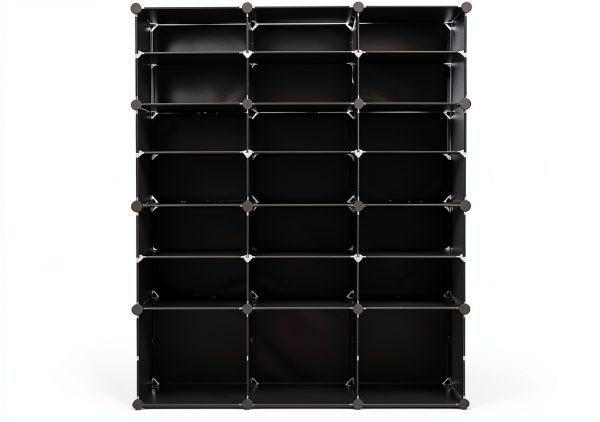 Modular Storage Cube ACHENZEMI Steel Transparent-4