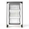 Luxor MBS-STR-11-3L Classroom Storage Bins Removable Stackable 18.2"-4