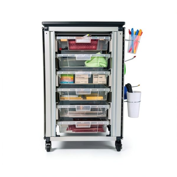 Luxor MBS-STR-11-6S Removable Stackable Classroom Storage Bin-5