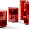 Kartell Componibili Modular Shelf Red 2 Level Freestanding-1