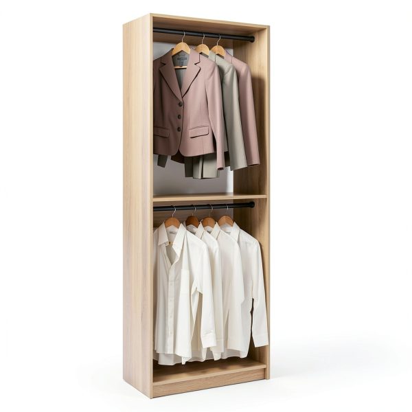 Prosper Walk In Closet by Klair Living Modular Oak Storage System-6