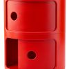 Kartell Componibili Modular Shelf Red 2 Level Freestanding-0