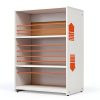 Dilando White Freestanding Closet Tower with Adjustable Shelves-3