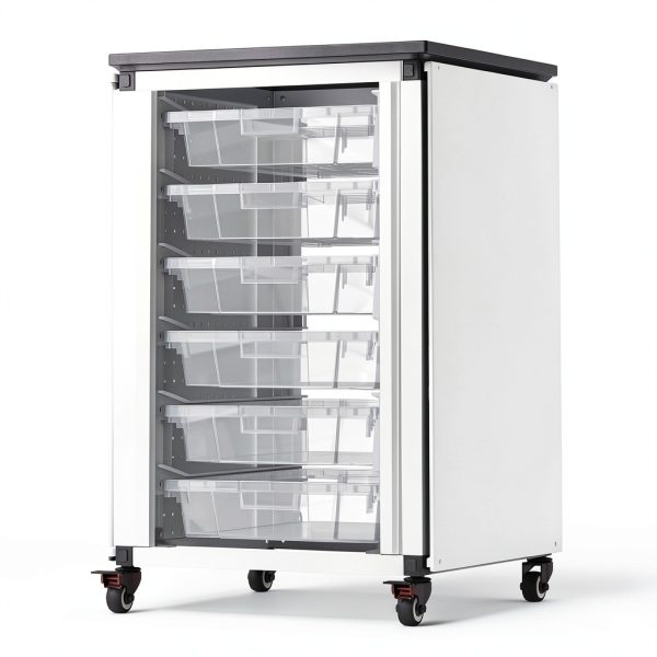 Luxor MBS-STR-11-6S Removable Stackable Classroom Storage Bin-3