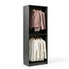 Prosper Walk In Closet Klair Living Dark Gray Engineered Wood Modular-3
