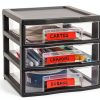 Mini Storage Tower Sundis A6 Grey Plastic 3 Drawer Organizer-3