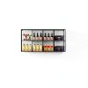 MEEYOUER Wire Cube Storage Shelf 4‑Tier Heavy Duty Black-4