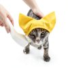Pet Shower Cap SEZDEKI Waterproof Ear Guard for Cats & Dogs Yellow-7