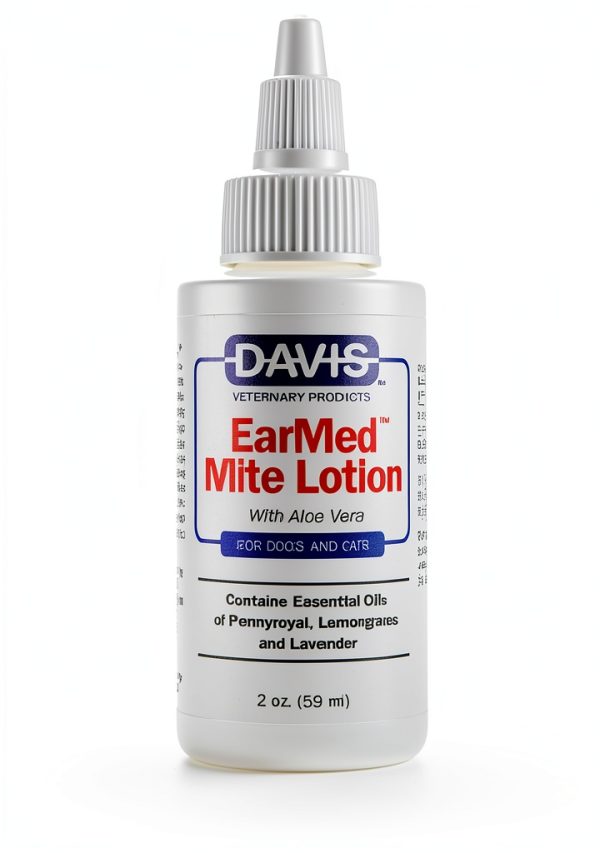 Davis EML02 EarMed Mite Lotion for Pets, 2 oz-0