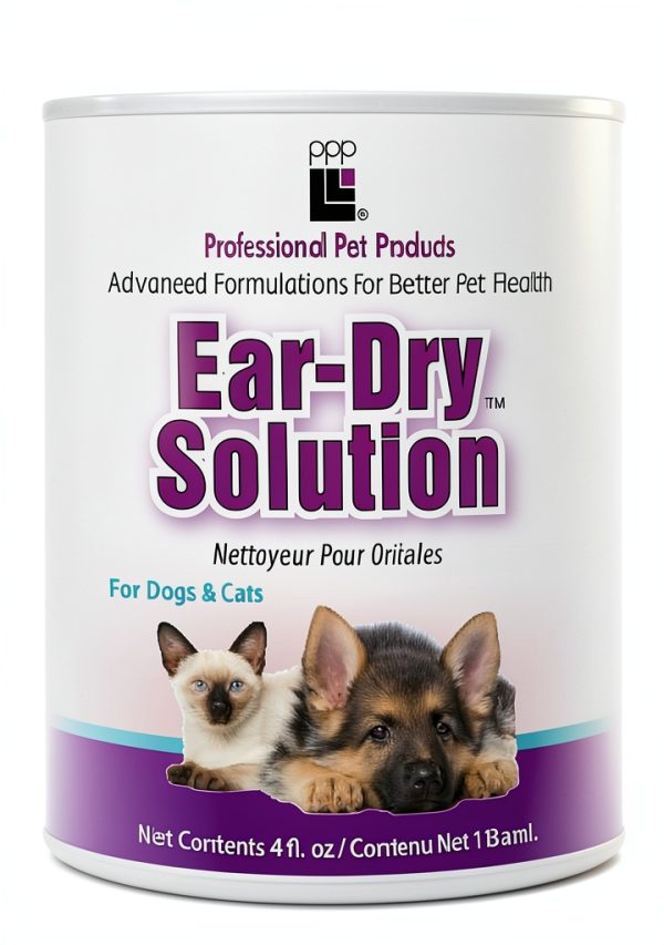 Professional Pet Products Dog Ear Dry Solution - Dries & Cleans Dog Ears - 4 fl oz-1