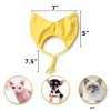 Pet Shower Cap SEZDEKI Waterproof Ear Guard for Cats & Dogs Yellow-1