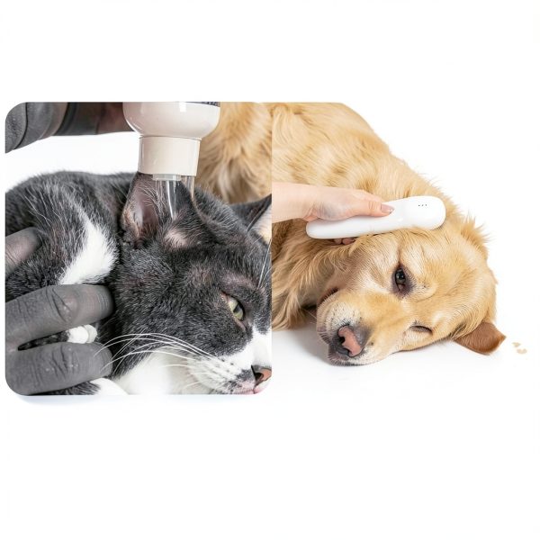 Ear Care Pro for Cats & Dogs- Soothing Relief from Ear Mite & Tick at-Home Ear Comfort with Ozone Technology Cleans Ears & Prevents Infections-5