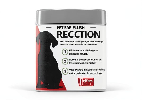 Jeffers Pet Ear Flush for Dogs, Cats & Puppies – Cleans, Deodorizes & Soothes Ears – Gentle Otic Ear Wash with Aloe Vera, Calendula & 0.2% Ketoconazole – Routine Grooming & Wax Control – 8 oz-3