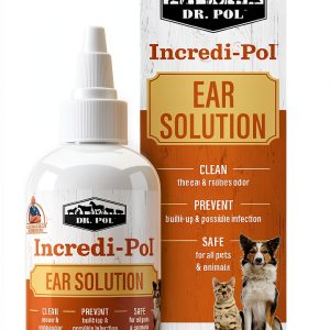 Ear Solution for Dogs & Cats by Dr. Pol Safe Daily Ear Rinse 3 fl oz-0