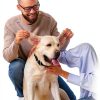 Ear Cleaner Finger Wipes by Kopmath Unscented 100 Count Dogs and Cats-1