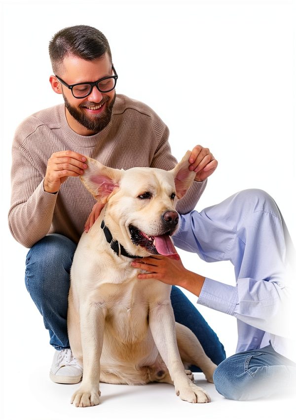 Ear Cleaner Finger Wipes by Kopmath Unscented 100 Count Dogs and Cats-1