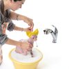 Pet Shower Cap SEZDEKI Waterproof Ear Guard for Cats & Dogs Yellow-5