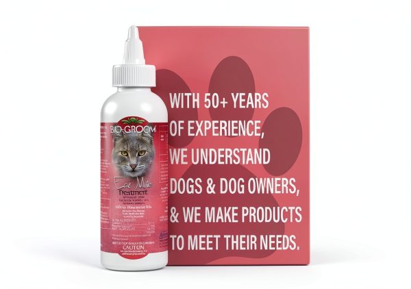 Bio-Groom Ear Mite Treatment Dog Ear Drops 4 oz Gentle Wax Remover-5