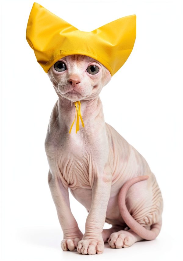Pet Shower Cap SEZDEKI Waterproof Ear Guard for Cats & Dogs Yellow-0