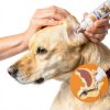 Dog Ear Cleaner Kit by Pjordo Ear Care with Aloe Vera Finger Wipes-1