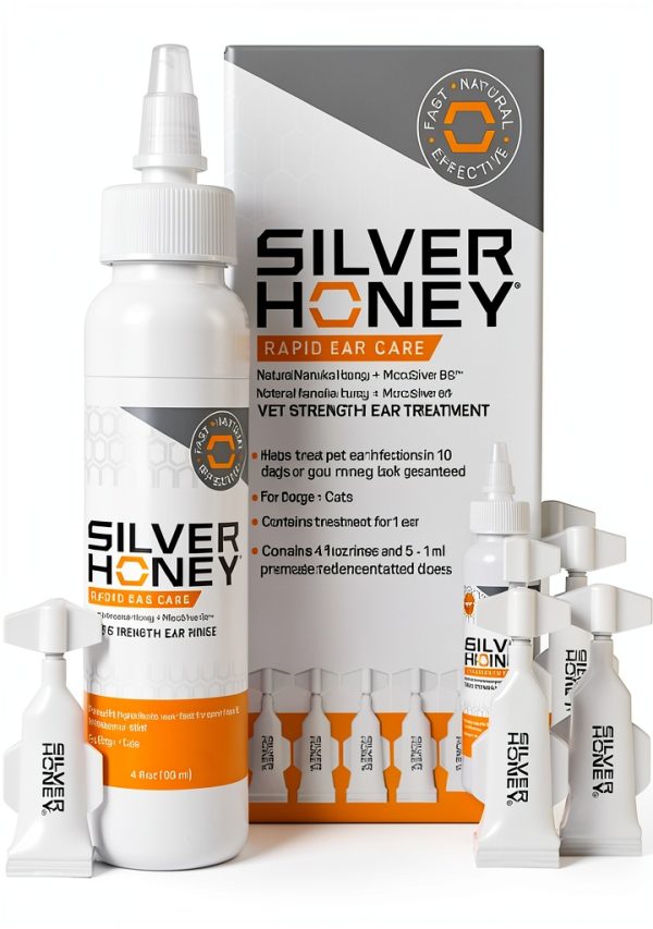 Absorbine Silver Honey Ear Care Vet Cleaner for Dogs and Cats-0