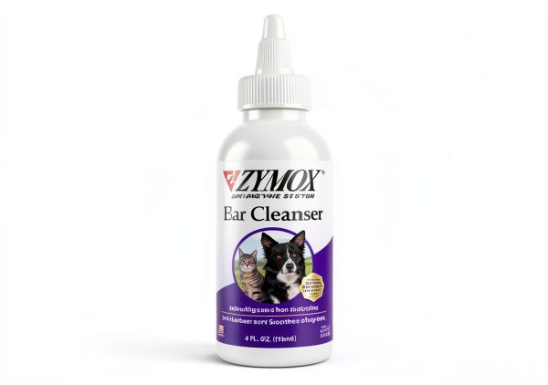 Zymox Ear Cleanser Solution for Dogs and Cats 4oz - Gentle Enzyme Care-4