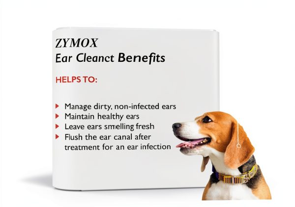 Zymox Ear Cleanser for Cats and Dogs 4 oz - Bio-Active Enzyme Formula-1