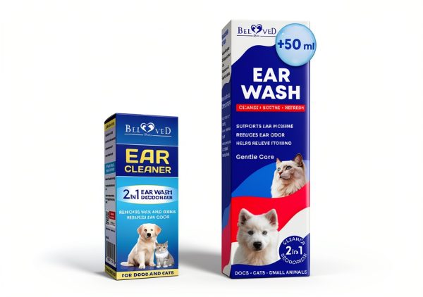 Cat & Dog Ear Cleaner Drops Beloved Pets Yeast Infection Ear Care-3