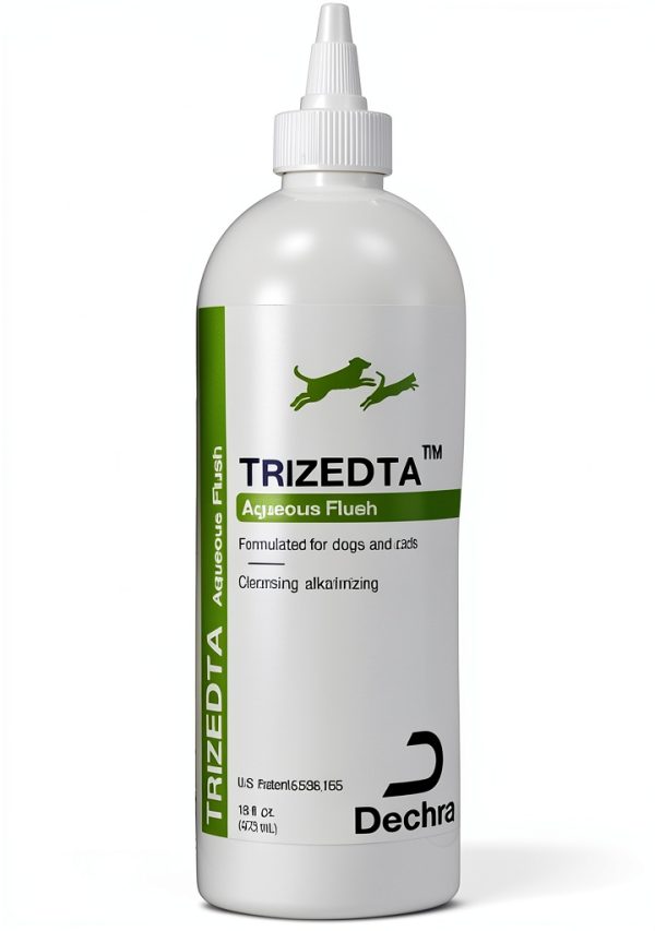 Dechra TrizEDTA Aqueous Flush for Dogs & Cats 16oz Ear Care Solution-0
