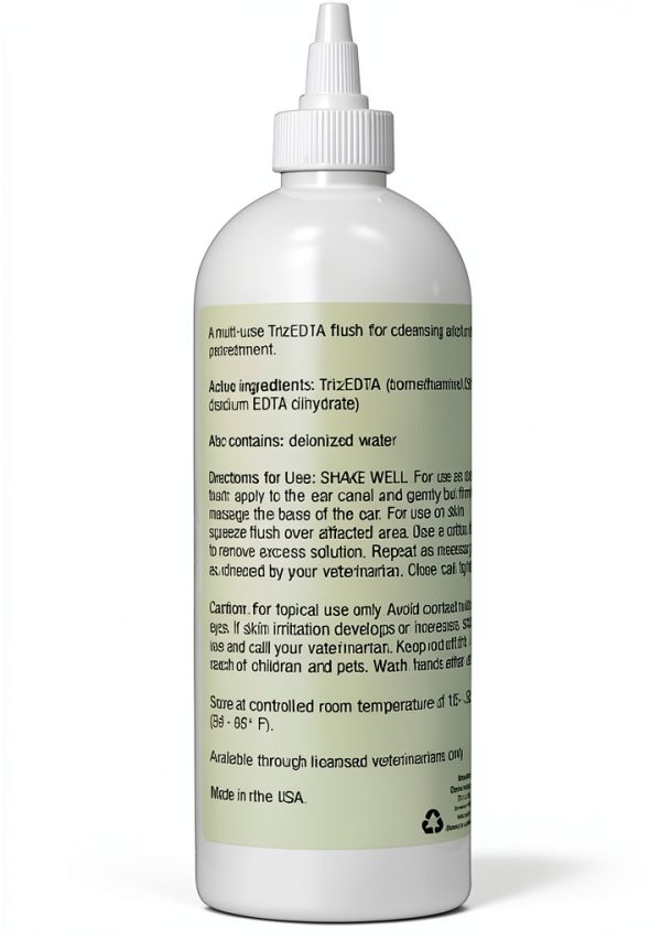 Dechra TrizEDTA Aqueous Flush for Dogs & Cats 16oz Ear Care Solution-1