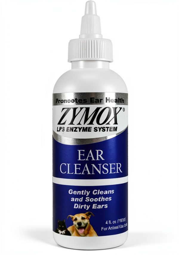Zymox Ear Cleanser for Cats and Dogs 4 oz - Bio-Active Enzyme Formula-0